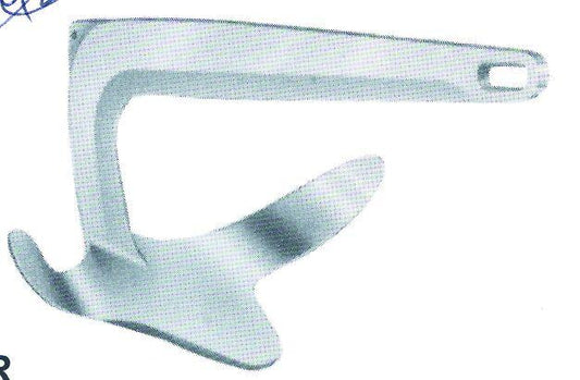 Lalizas 2kg Bruce Style Galvanised Steel Claw Anchor 92240 Small Boat Tender