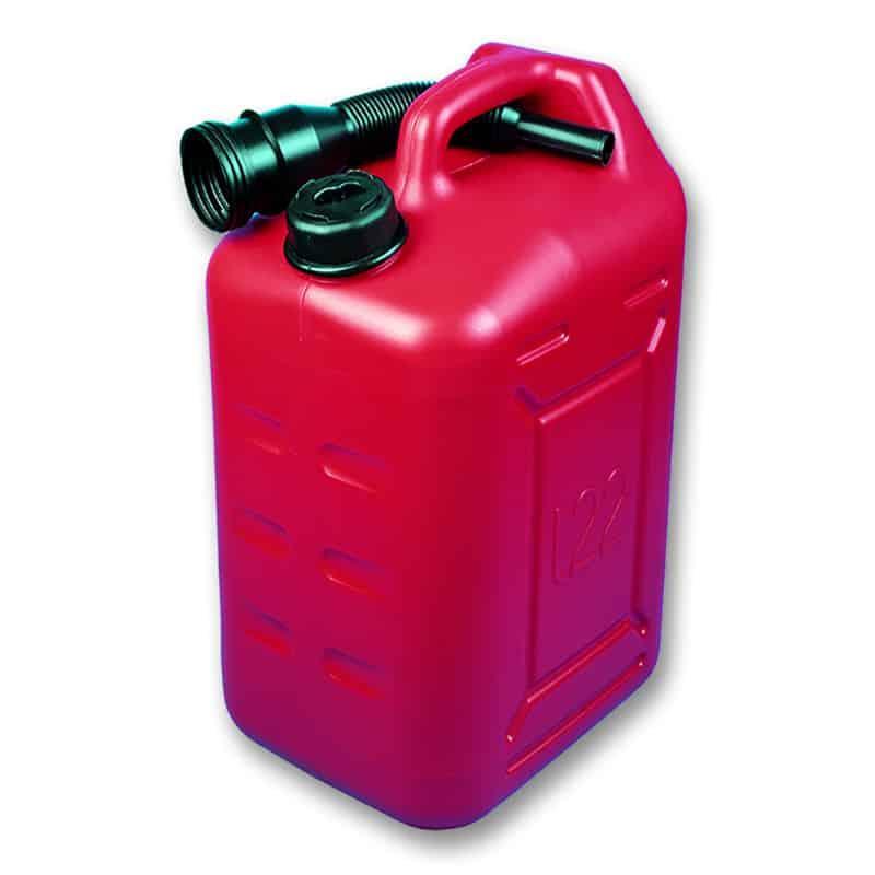 22L Jerrycan Portable Marine Fuel Tank with Spout HDPE Boat Outboard Petrol Can