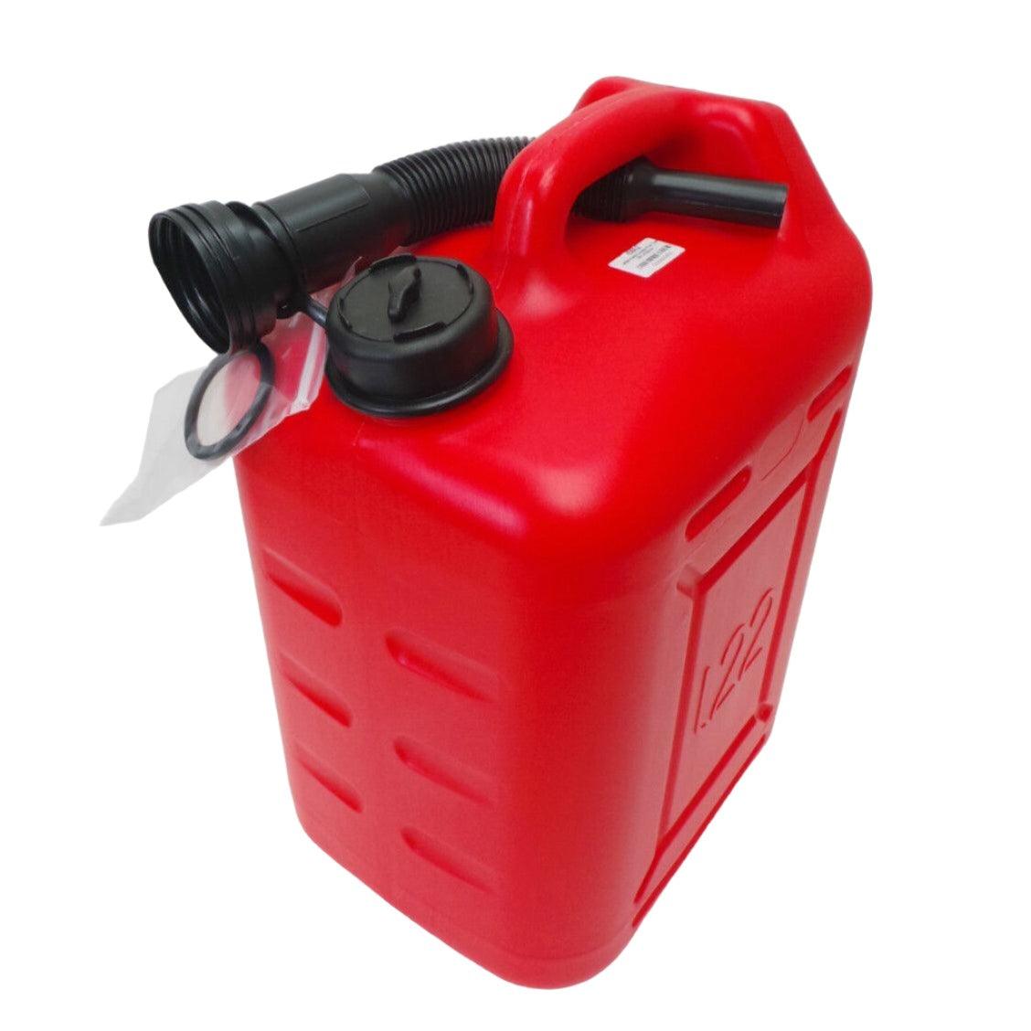 22L Jerrycan Portable Marine Fuel Tank with Spout HDPE Boat Outboard Petrol Can