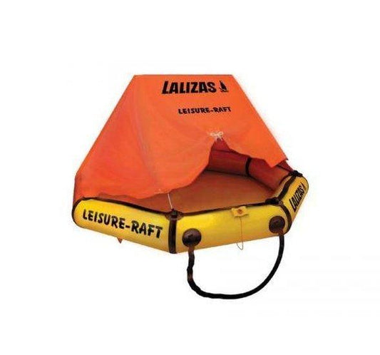 Lalizas 6-Man Leisure Liferaft with Canopy Valise Compact Coastal Boat Safety
