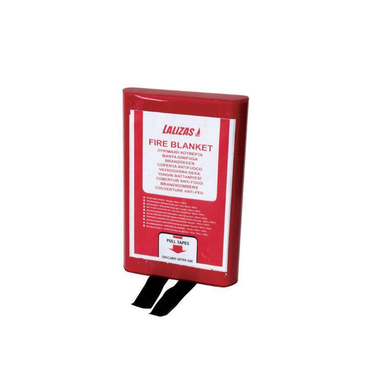 LALIZAS Fire 100 × 100 cm fire blanket in PVC case | 4Boats