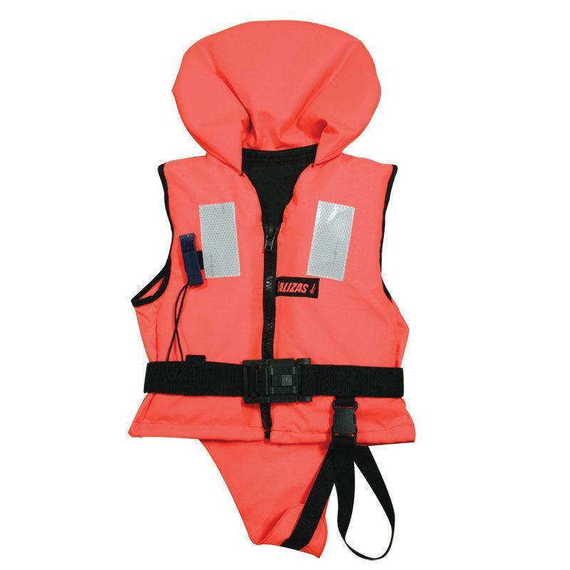 100N ISO Lifejacket Adult 50-70kg Orange Foam Life Vest