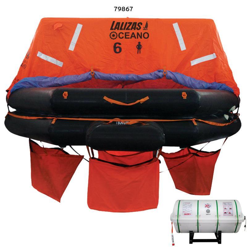 LALIZAS 16 Person SOLAS OCEANO Liferaft Throw-Overboard Canister Pack B 79908