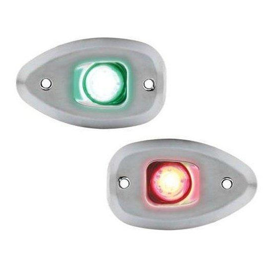 Lalizas MICRO LED 112.5° Starboard & Port Lights, Chrome | 4Boats
