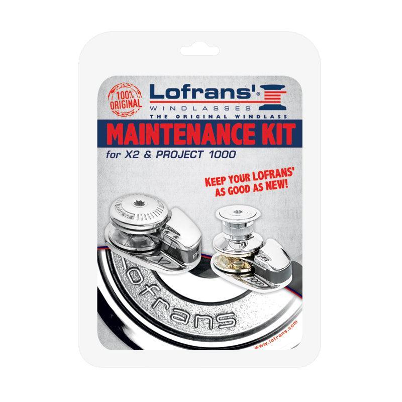 Lofrans Project 1000 X2 Windlass Maintenance Kit 72038 Service Seals O-Rings