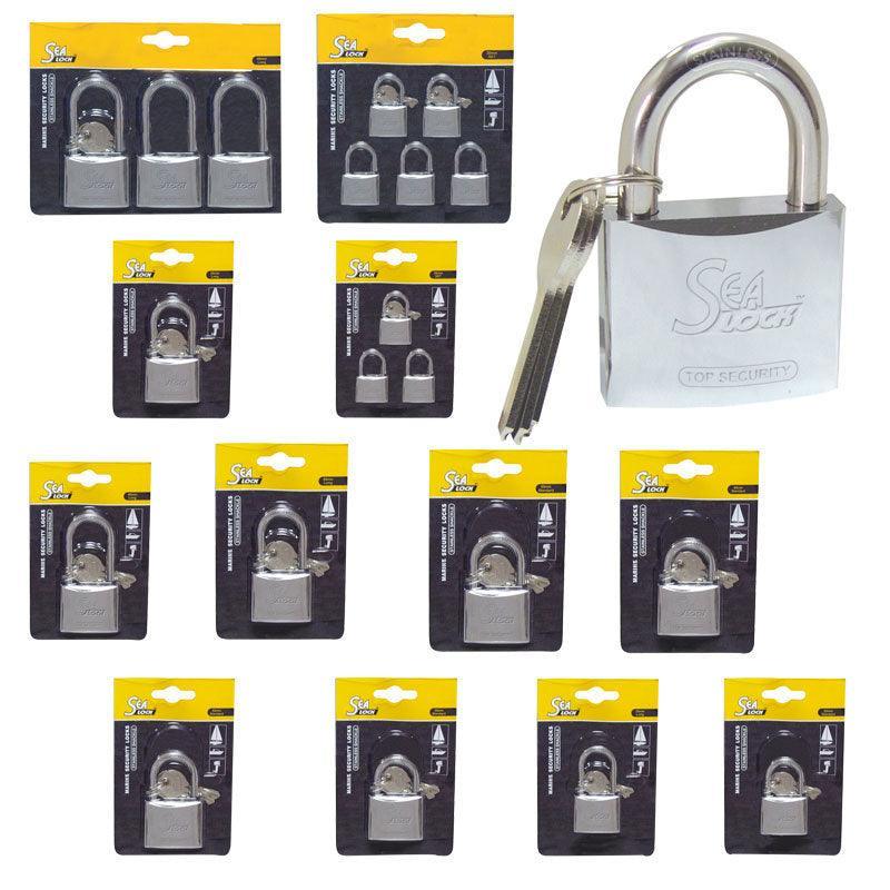 Marine Padlock SeaLock 40mm Long Shackle | 4Boats
