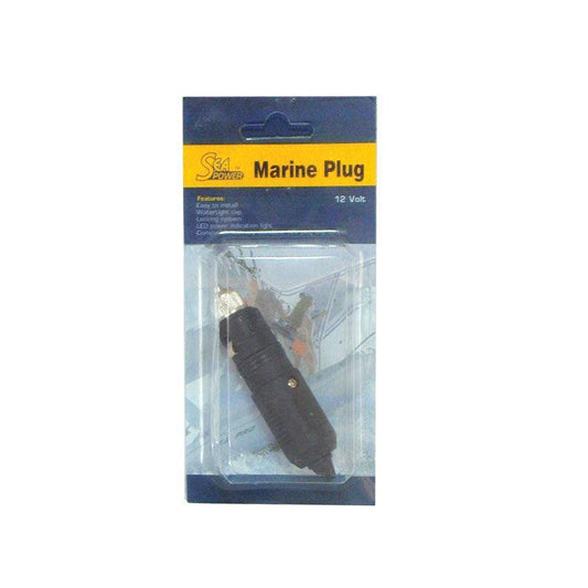 Marine 12 V Power Socket - Compact Panel/Inline Mount | 4Boats