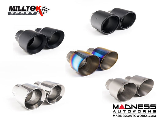 Milltek - Replacement 90MM Exhaust Tips for Milltek Exhaust System (Single)