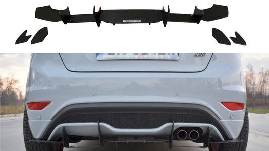 Maxton Design - REAR DIFFUSER FORD FIESTA MK7 ST FACELIFT (2013-2017)