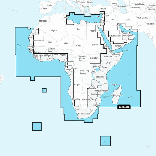 Navionics AF630L Africa & Middle East Large Chart | 4Boats