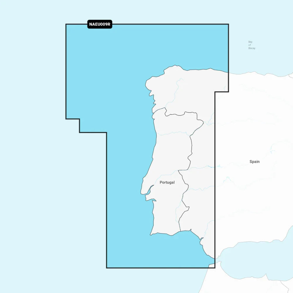 Navionics Regular Chart EU009R | Portugal & Spain NW | 4Boats