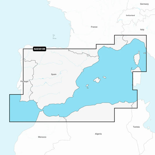 Navionics EU010R Spanish Mediterranean Coast Chart | 4Boats