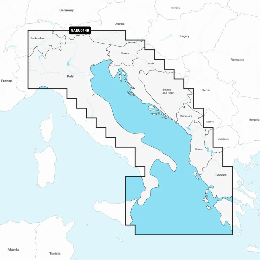 Navionics + EU014R Italy Adriatic Sea Chart | 4Boats