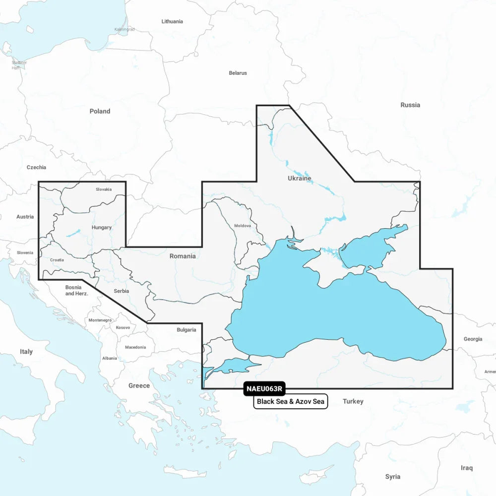 Navionics + EU063R Black Sea & Azov Sea Chart | 4Boats