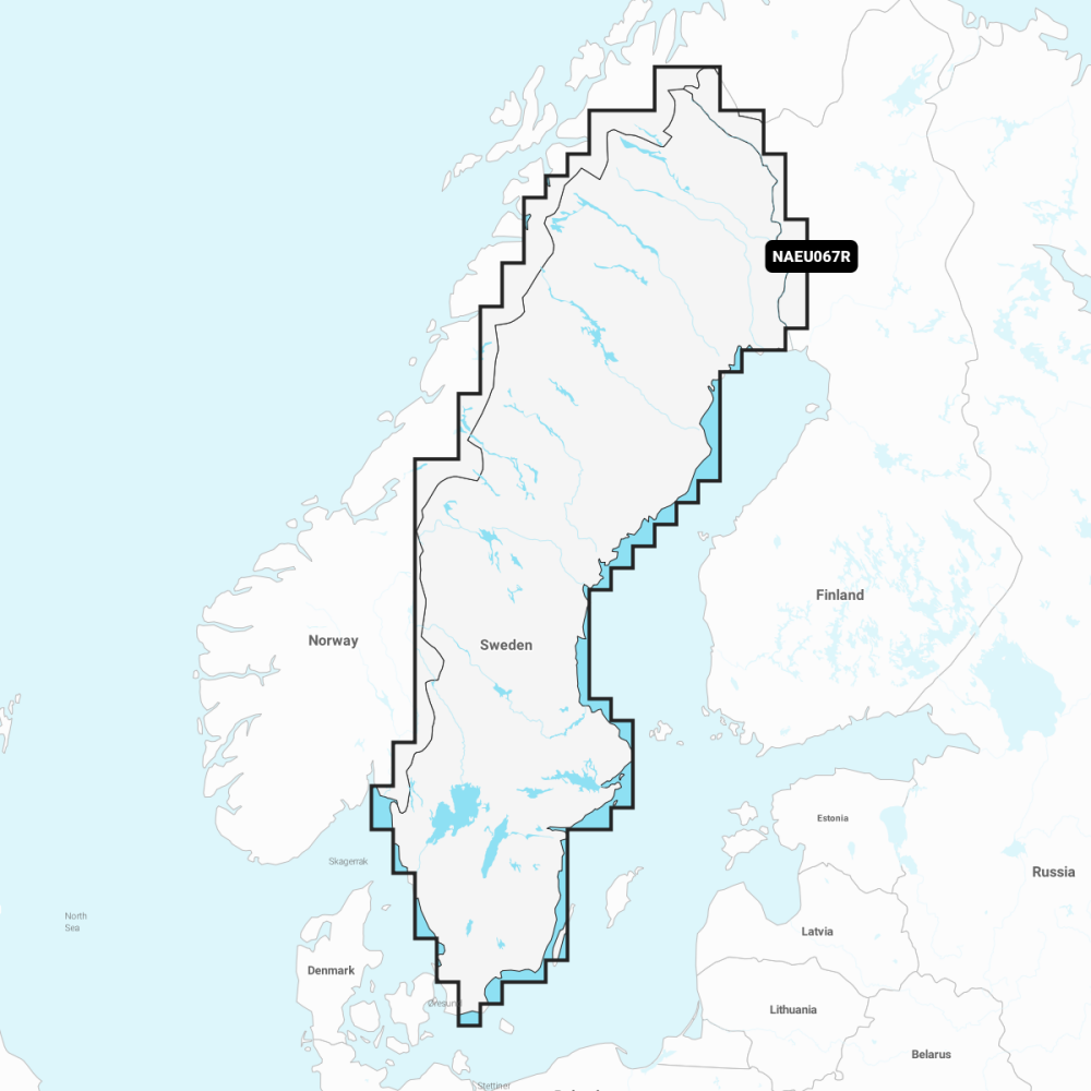 Navionics EU067R Sweden Lakes & Rivers Chart | 4Boats