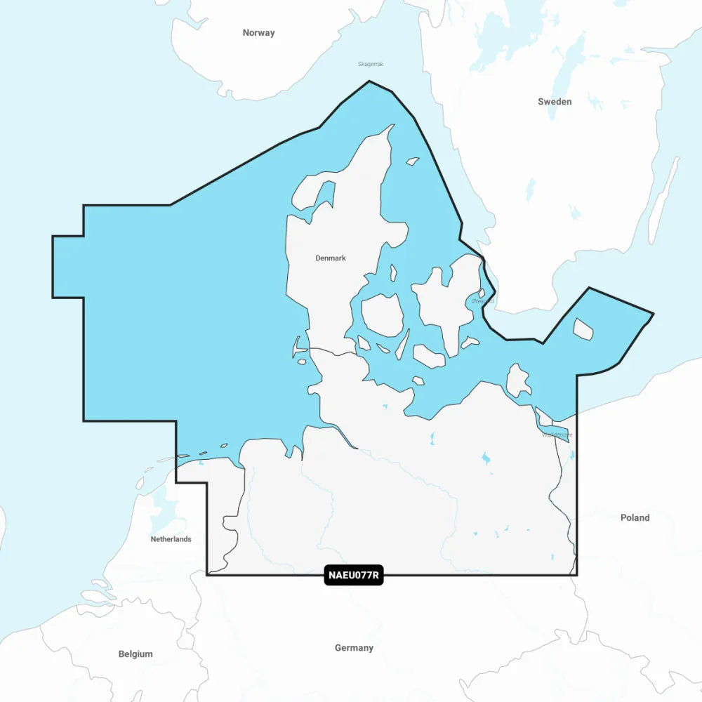 Navionics + EU077R Denmark & Germany North Chart | 4Boats