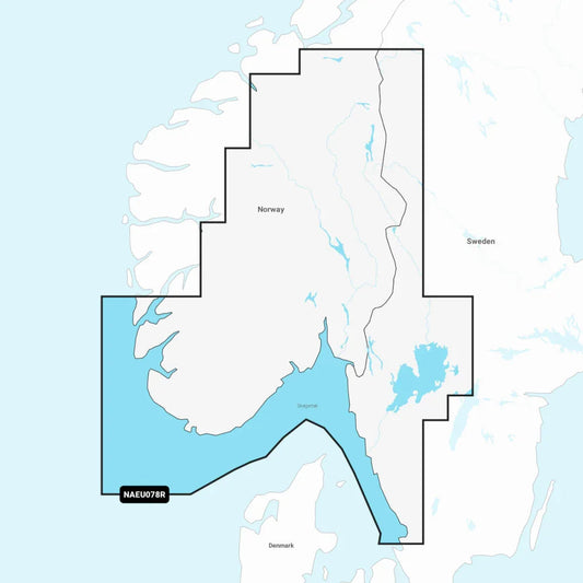 Navionics + EU078R Oslo, Skagerrak & Haugesund Chart | 4Boats