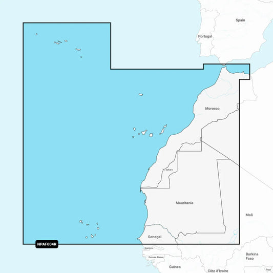 Navionics Platinum+ Regular Chart: AF004R -  Africa, Northwest