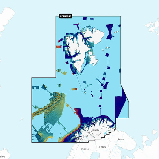 Navionics Platinum+ Regular Chart: EU054R -  Nor, Vestfjorden-Svalbard