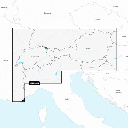 Navionics Platinum+ Regular Chart: EU066R -  Alpine, Lakes & Rivers