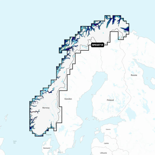 Navionics Platinum+ Regular Chart: EU071R -  Norway, Lakes & Rivers