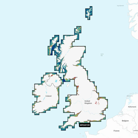 Navionics Platinum+ Regular Chart: EU072R -  UK  & Eire Lakes & Rivers