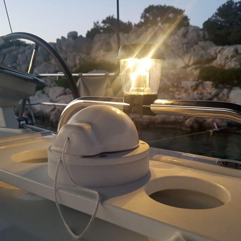 Nuova Rade Rail-Mounted Solar LED Marine Light | 4Boats