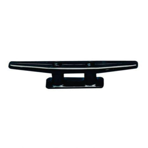 Black Nylon Plastic Marine Cleat 180mm (7") - UV Resistant Boat Mooring Bollard
