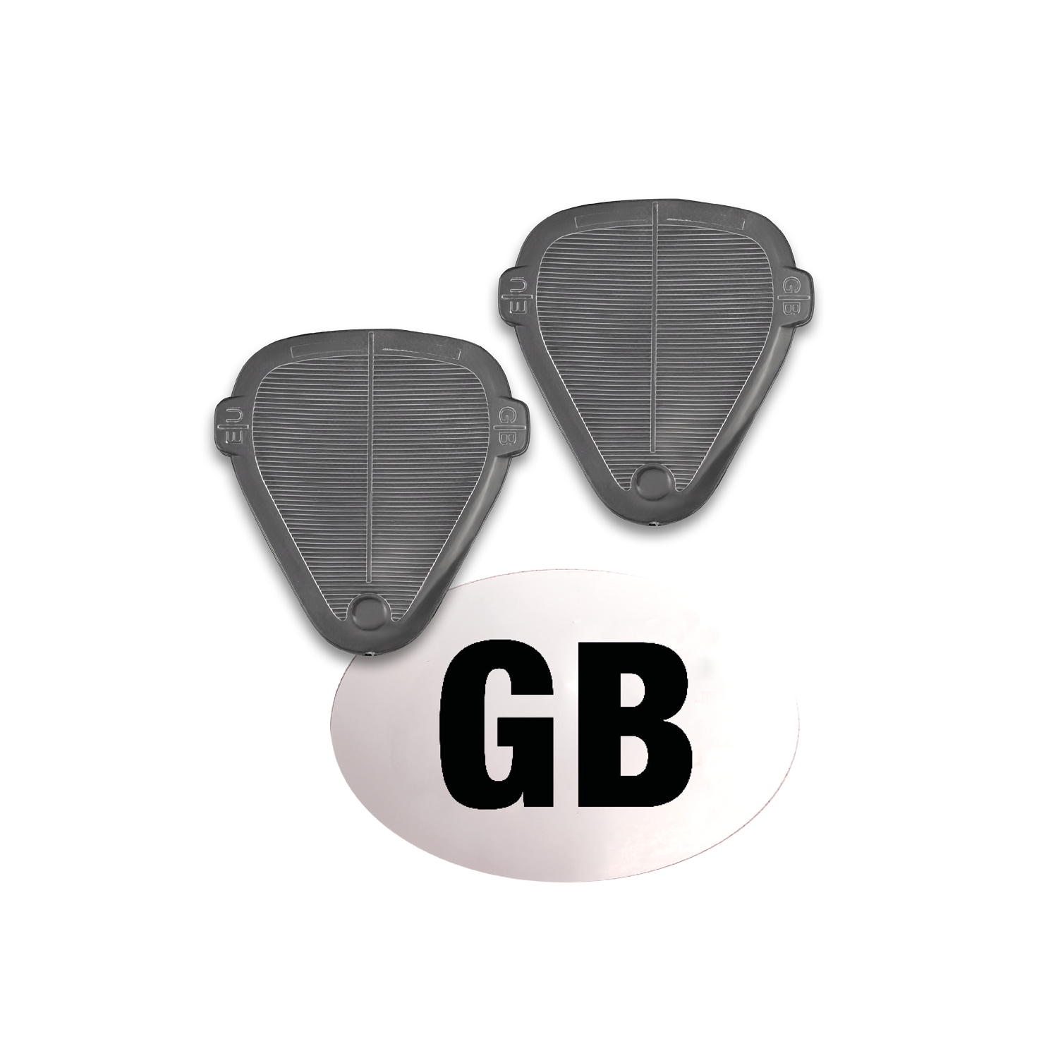 Magnetic GB Sticker & Beam Deflectors – Leigh Number Plates