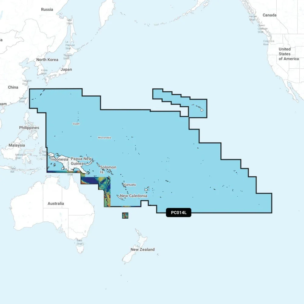 Garmin Navionics Vision+ Chart: PC014L - Pacific Islands