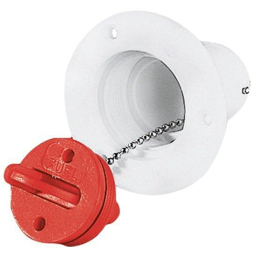 Plastic Deck 38 mm Fuel Deck Filler White | 4Boats