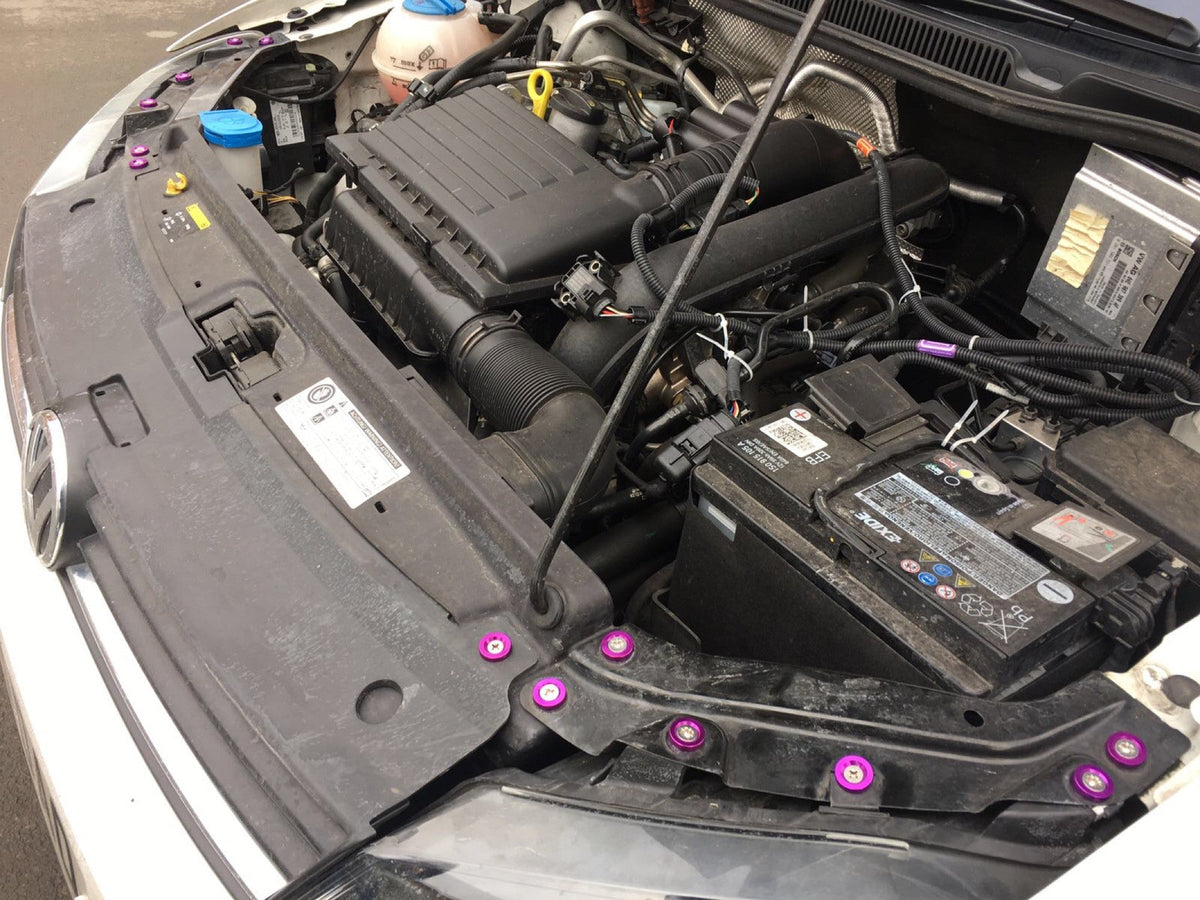 VW Polo MK5 (6R/6C) Engine Bay Dress-Up Kit – Anodised Washers | CEUK
