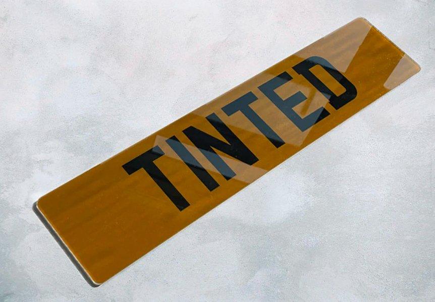 Pre Rolled READY MADE TINTED Car Number Plate Front Rear - Leigh Number Plates