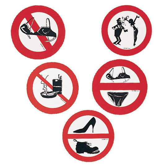PVC Sticker No shoes 135mm (5.3in) | 4Boats