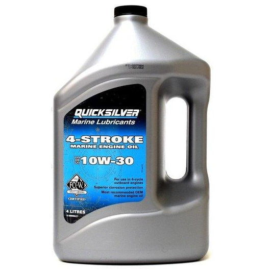 Quicksilver 4-Stroke Marine Engine Oil SAE 10W-30 4L 8M0086221 92-858046QB1