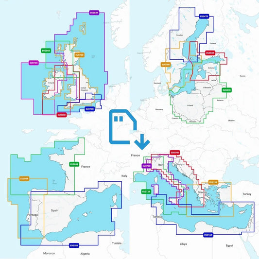 Navionics + Regular Chart | Blank Download Card | 4Boats