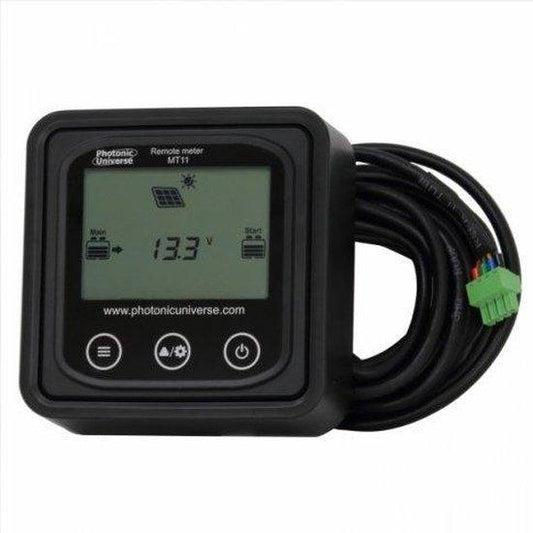 Remote MT11 display for 10A-30A DM dual battery MPPT | 4Boats