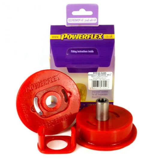 POWERFLEX - MEGANE II INC RS 225, R26 AND CUP (2002-2008) REAR LOWER ENGINE MOUNTING BUSH