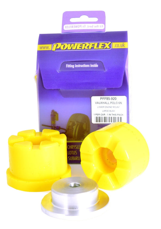 POWERFLEX - VW LUPO (1999 - 2006) LOWER ENGINE MOUNT LARGE BUSH