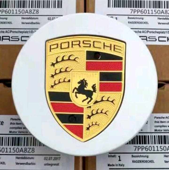 Porsche Wheel Centre Caps - Silver (Set of 4)