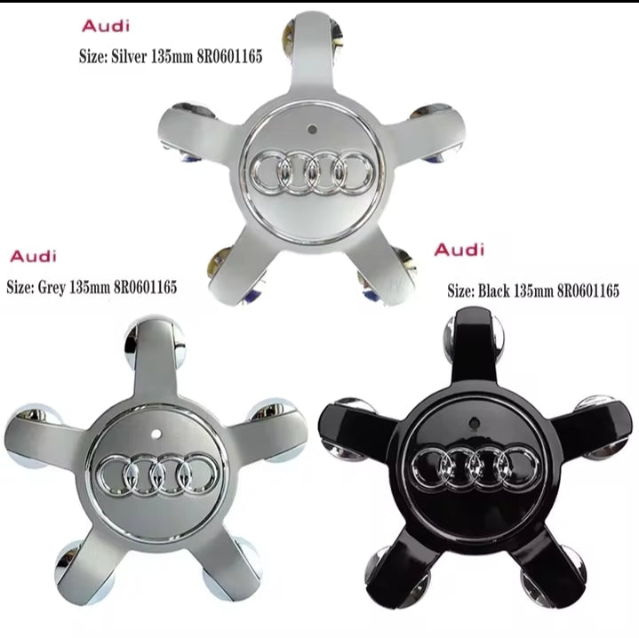 4pcs 135mm Car Wheel Centre Cap Hub Covers Badge logo 4F0601165N For Audi A1 A3 A4 A5 A6 A7 Q3 Q5 Q7 TT B5 B6 B7 8P 8V