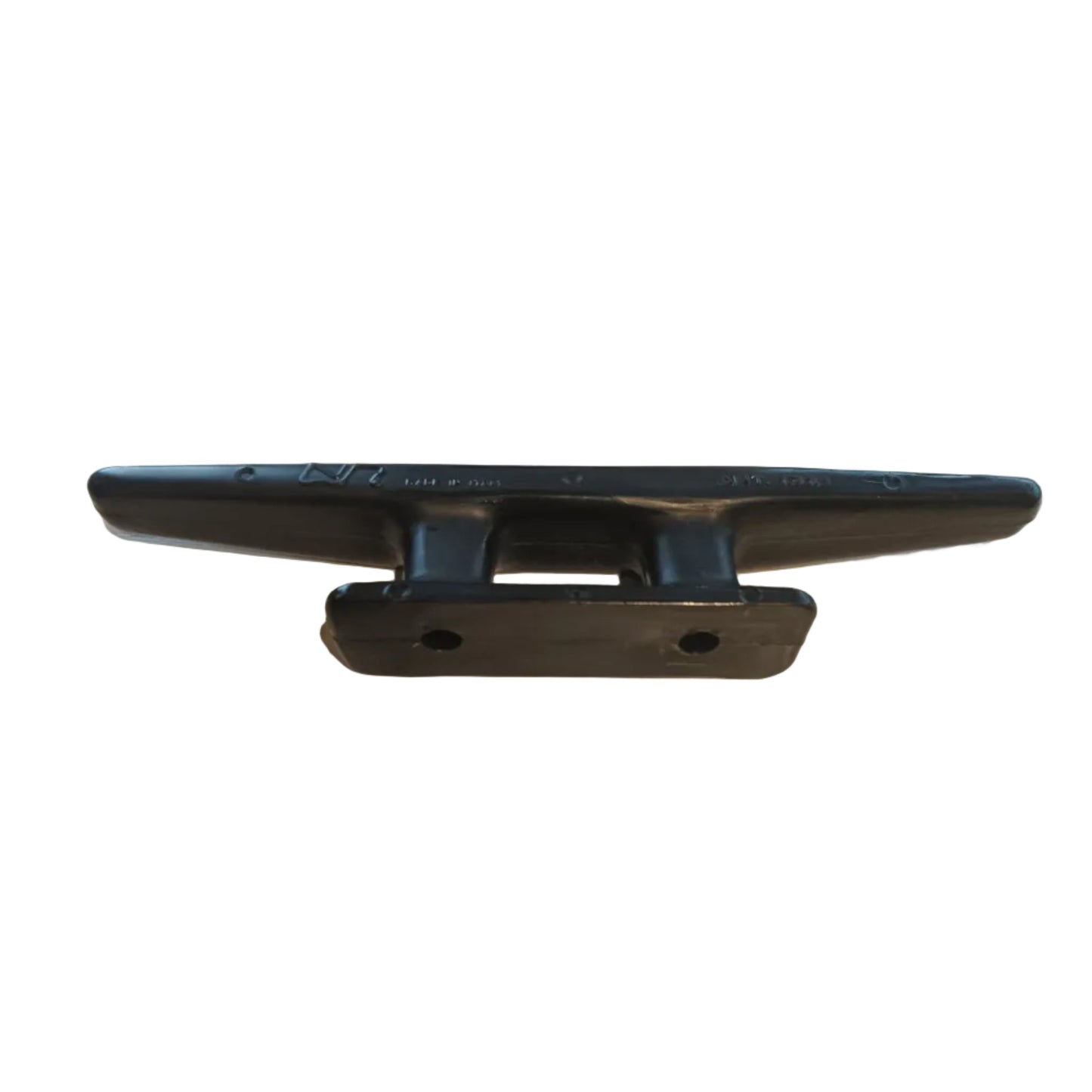 Black Nylon Plastic Marine Cleat 180mm (7") - UV Resistant Boat Mooring Bollard