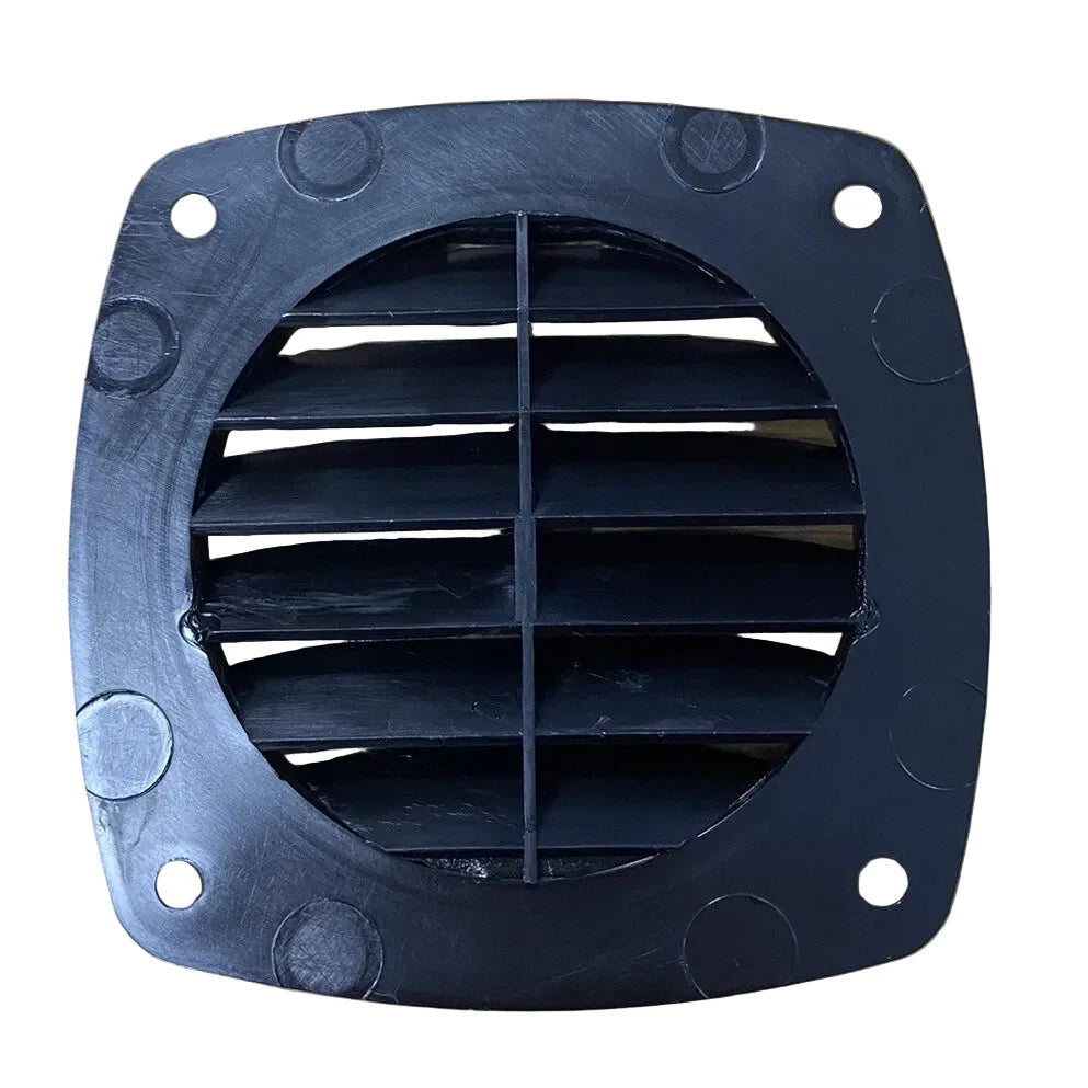 Lalizas Marine Ventilation Shaft Grille Cover 82x82mm Black Plastic Vent 16308