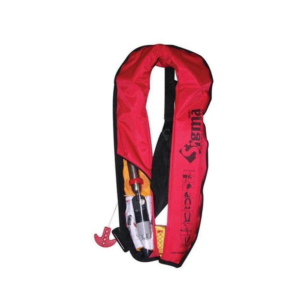 Lalizas Sigma 170N Manual Inflatable Lifejacket Red ISO Adult 71097 Marine Safety