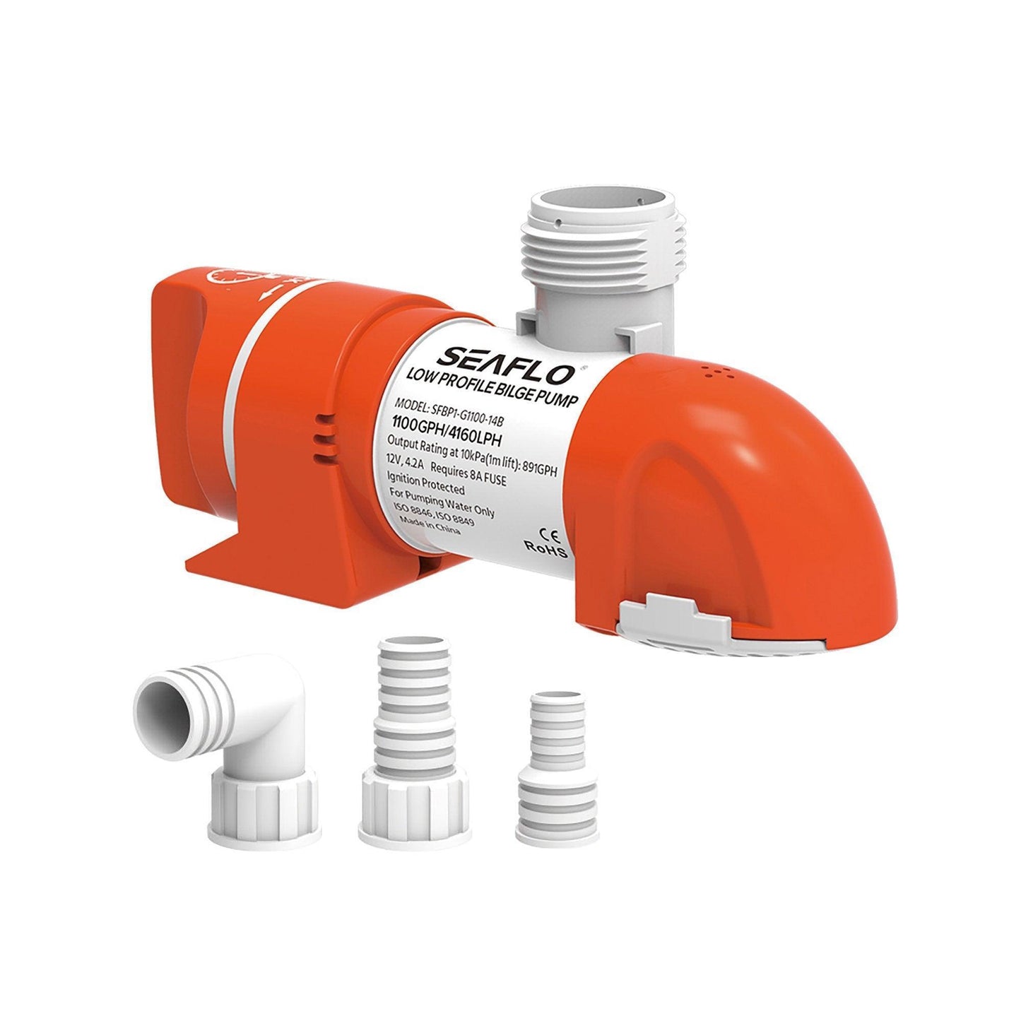SEAFLO Auto 14A 24V 1100 GPH Automatic Bilge Pump | 4Boats