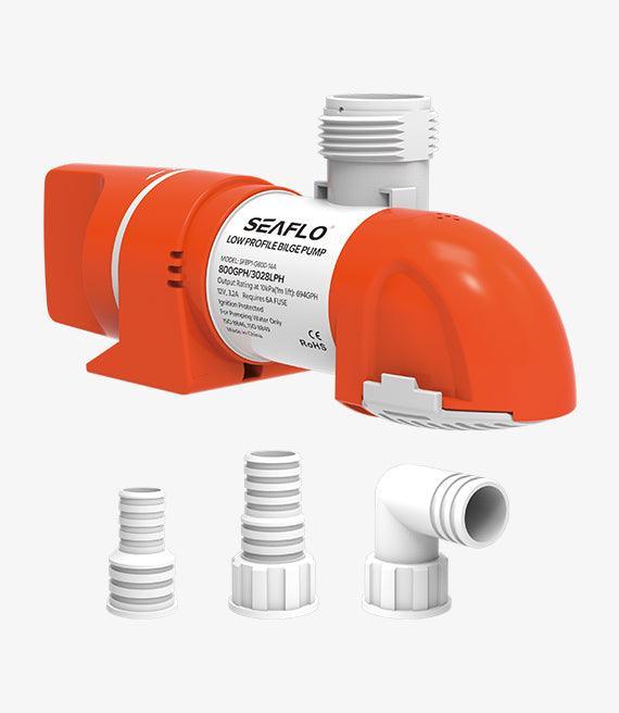 SEAFLO 24V 800 GPH Automatic Low Profile Bilge Pump 14A Series BP2G80014A