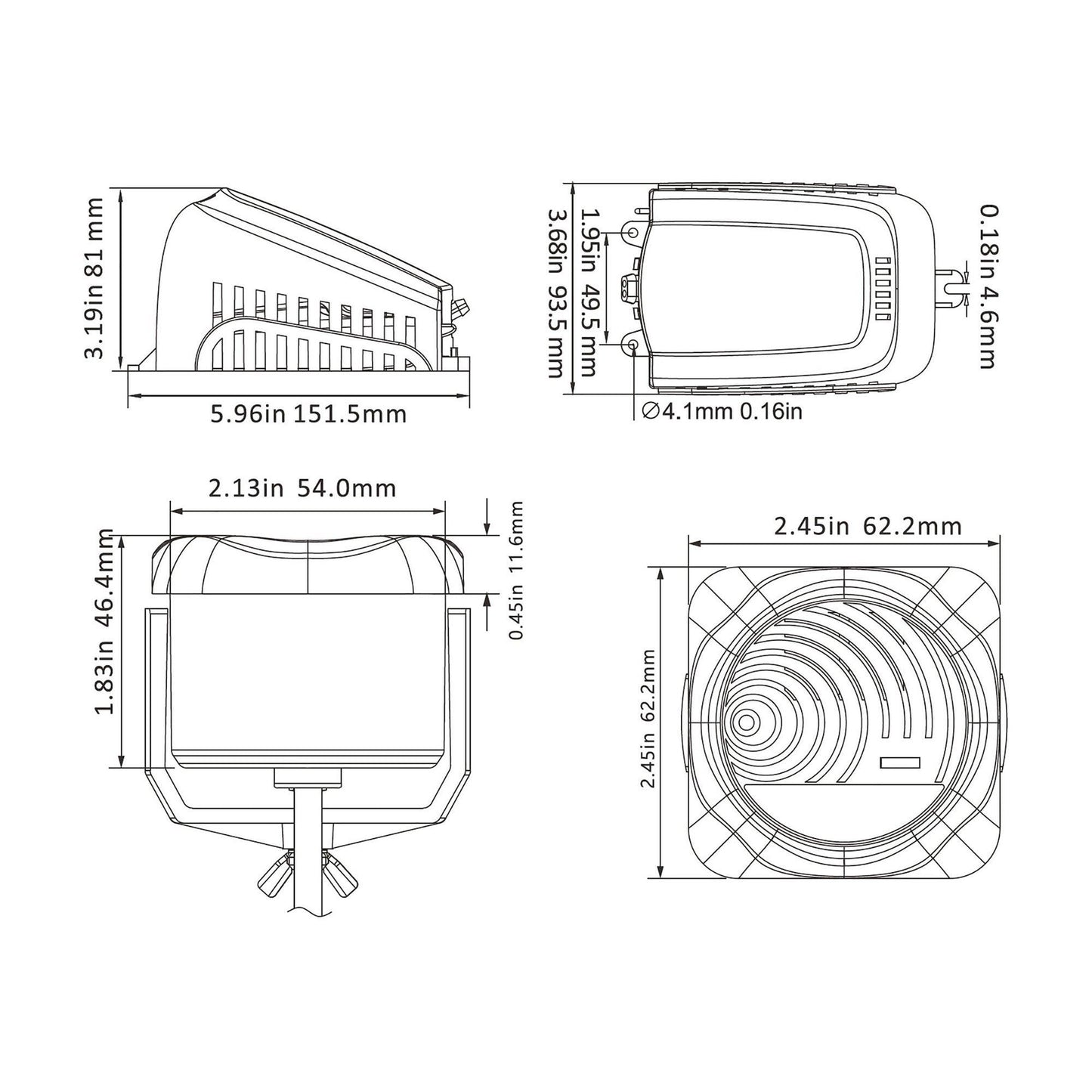 Seaflo 12V High Water Bilge Alarm Kit 95dB Audible & Visual LED WAS12002 20A