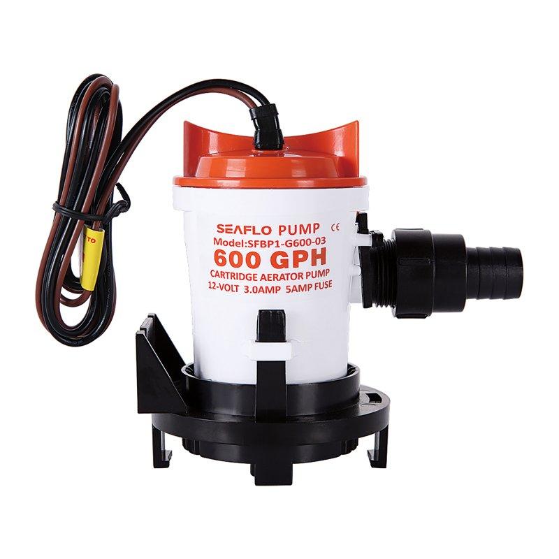 SEAFLO 12V 600GPH Bilge Pump 03-Series Non-Auto Marine Boat Water Pump BP1G60003
