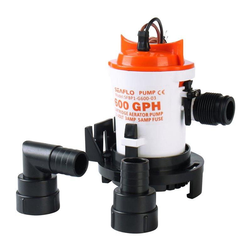 SEAFLO 12V 600GPH Bilge Pump 03-Series Non-Auto Marine Boat Water Pump BP1G60003
