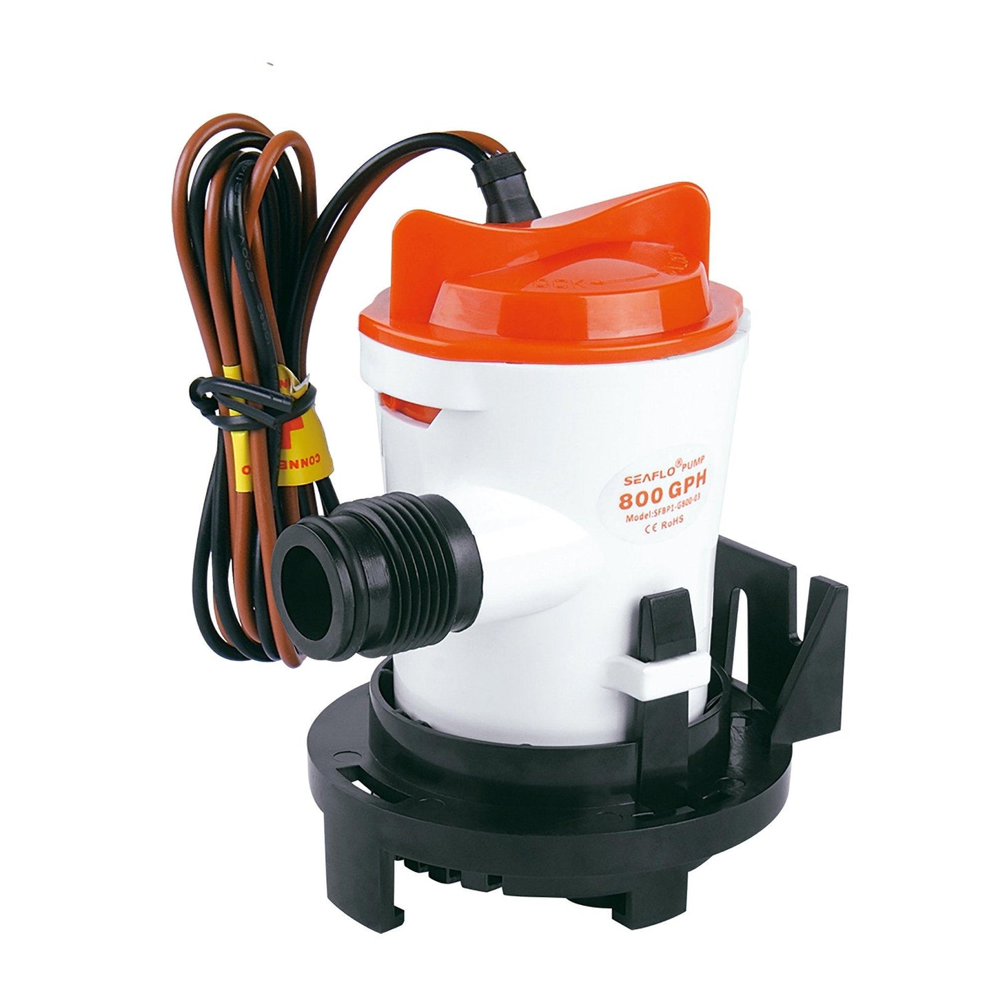 Seaflo 12V 800GPH Non-Automatic Marine Bilge Pump 03 Series BP1G80003 3/4 Outlet